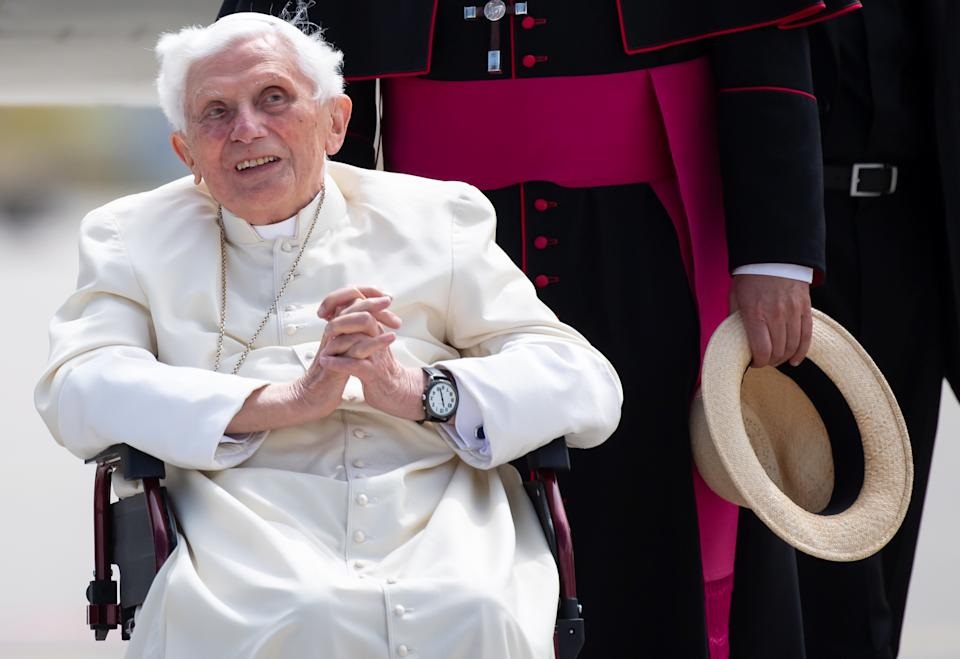 Benedicto XVI en una imagen de junio de 2020. (Photo by SVEN HOPPE/POOL/AFP via Getty Images)