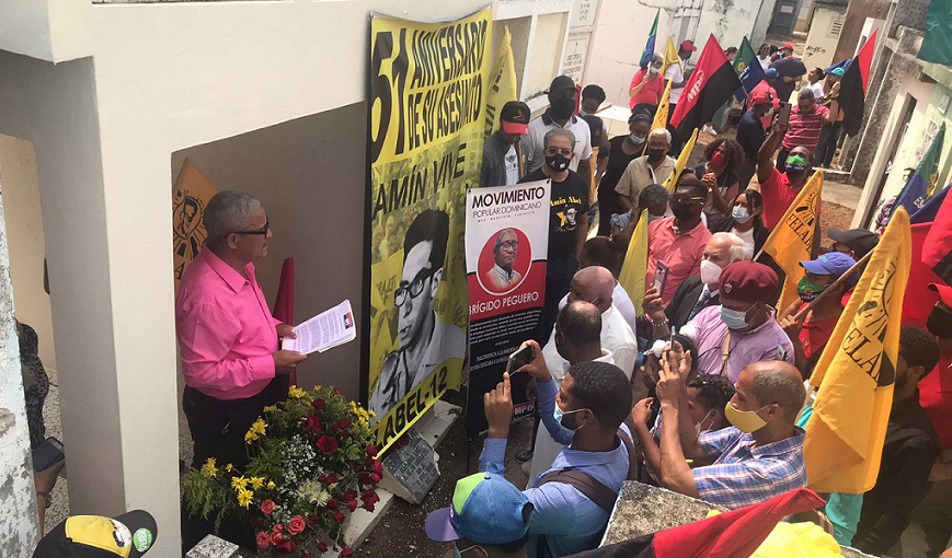 Movimiento Popular Dominicano conmemora 51 aniversario de la muerte Amín Abel.