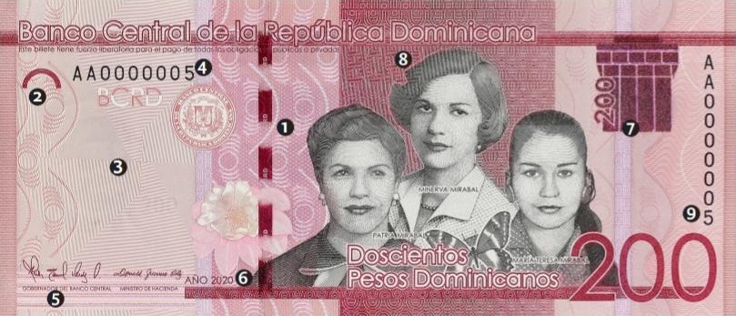 Banco Central pone a circular billete de 200 pesos.