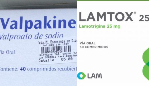 Valpakine, tratamiento de epilepsias parciales y Lamtox, medicamento para tratar las convulsiones. 