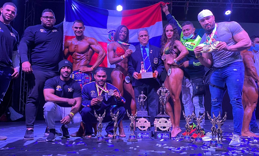 RD obtiene mayorías de medallas en IFBB Miss & Mister América Cup.