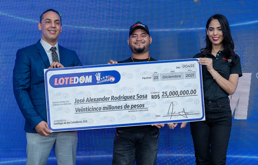 José Alexander Rodríguez Sosa gana millones lotería electrónica.