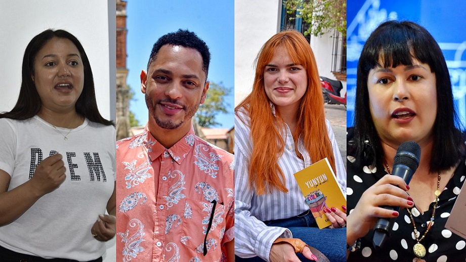 Escritores dominicanos en la diáspora que participan en Feria del Libro 2022.