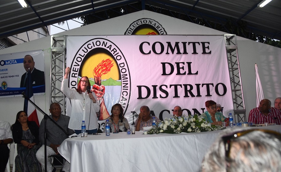 Janet Camilo anuncia su candidatura por la Alcaldía del Distrito Nacional.