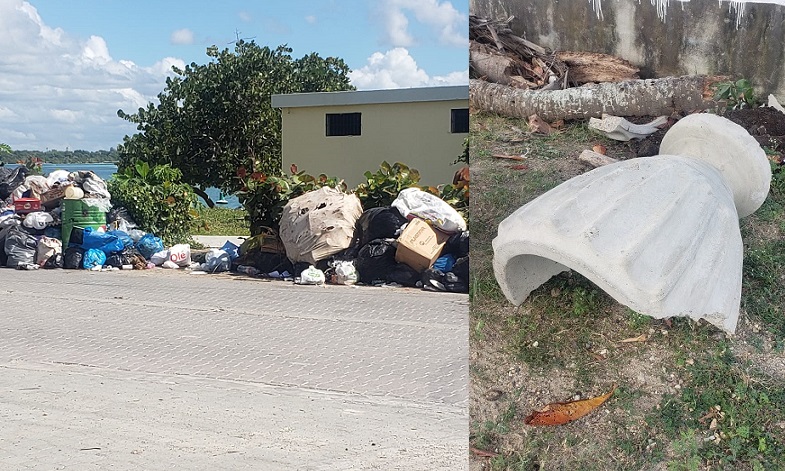 Alcalde de Boca Chica denuncia vandalismo a obras municipales.